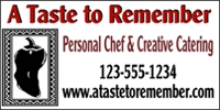 Catering/Food 01- Personal Chef Banner Template